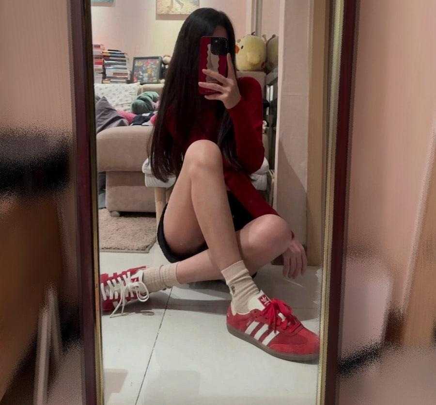 1344 - Giày Adidas Samba Tal Better Scarlet Off White IG8905 ''Talchum Pack ‑ Scarlet'' [CHÍNH HÃNG]