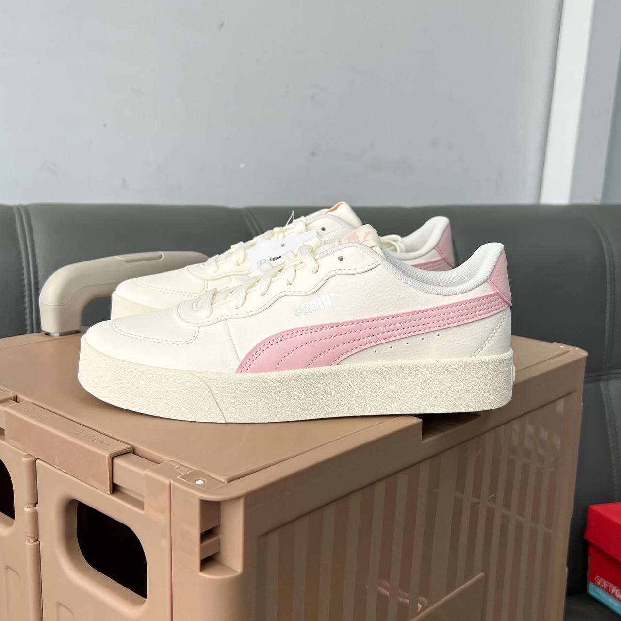 1557 - Giày Puma Skye Clean Peachskin Pink 380147-05 [CHÍNH HÃNG]