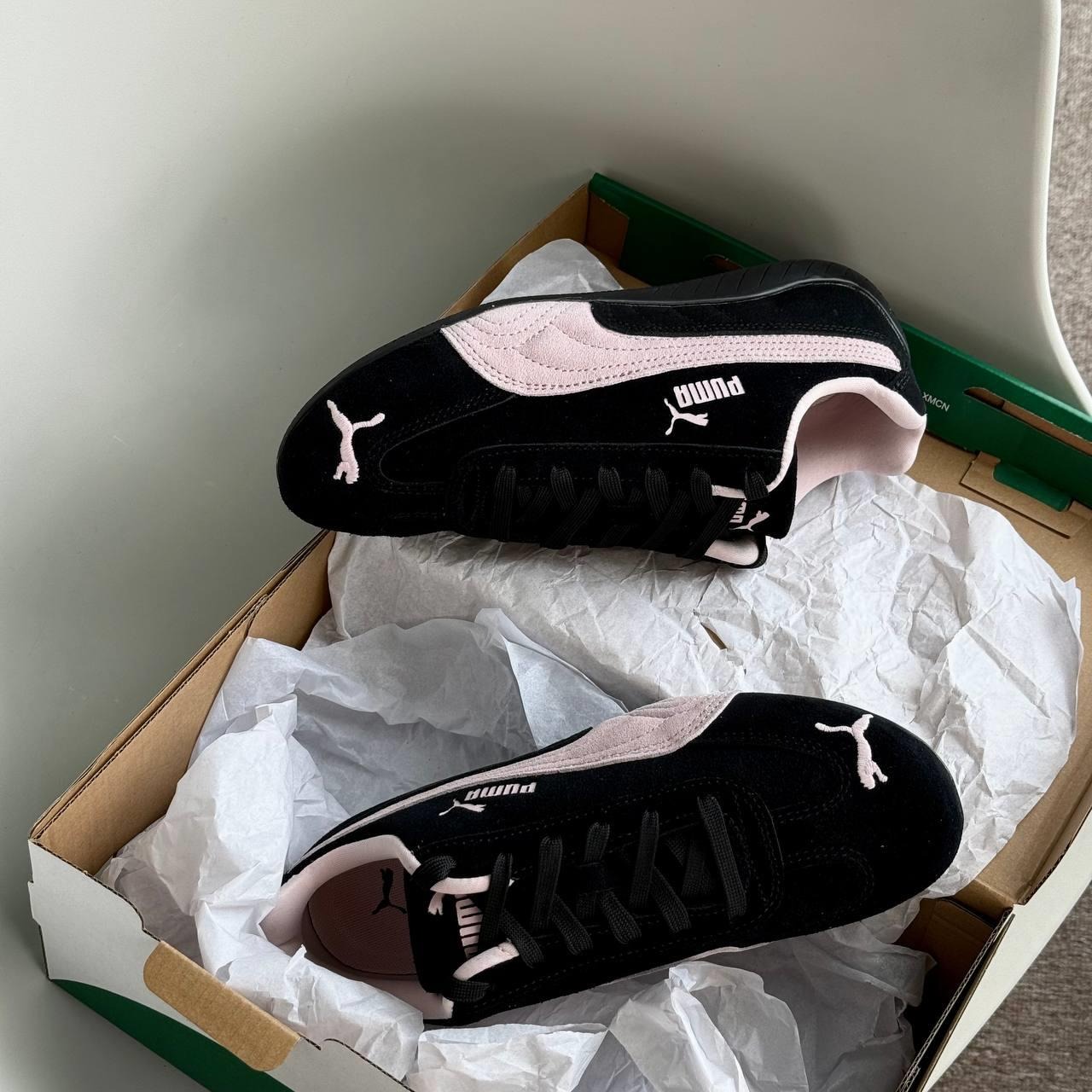 1560 - Giày Puma Speedcat OG ‘Black Pink’  - Đen Sọc Hồng - 398846 09 [CHÍNH HÃNG]