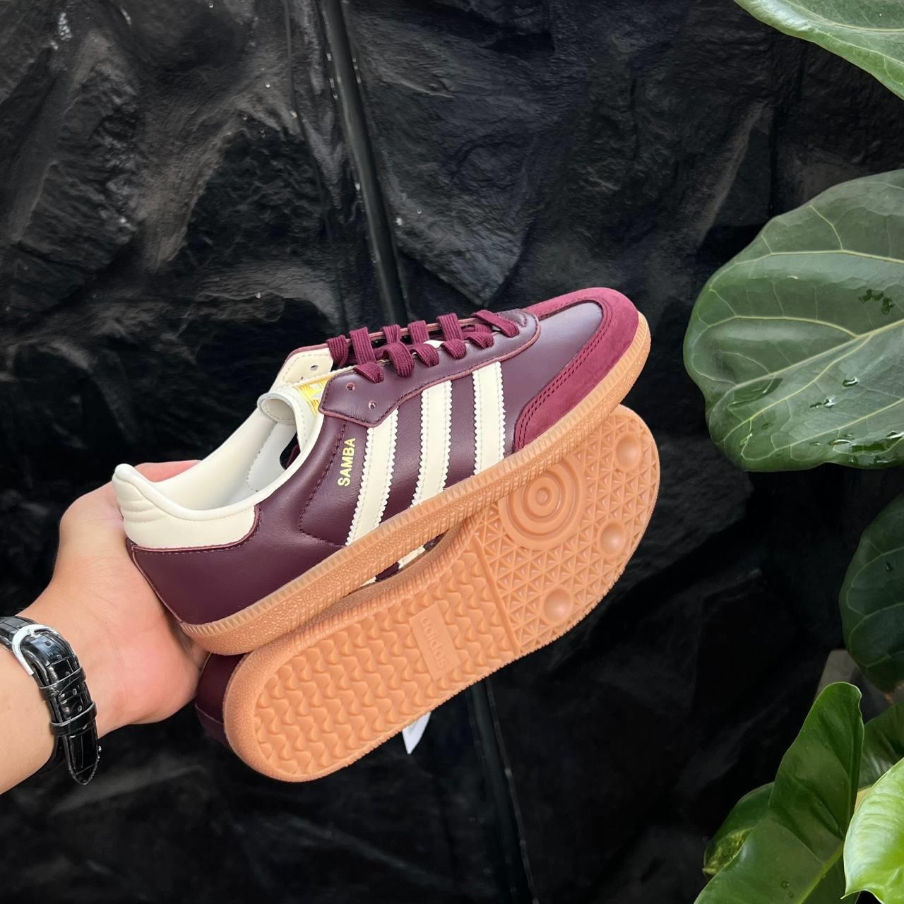 2242 - Giày Adidas Samba OG Maroon Gold Metallic ID0477 [HÀNG CHÍNH HÃNG]
