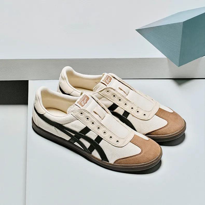 1527 - Giày Onitsuka Tiger Tokuten Slip-On Beige Brown 1183C248-200 [HÀNG CHÍNH HÃNG]