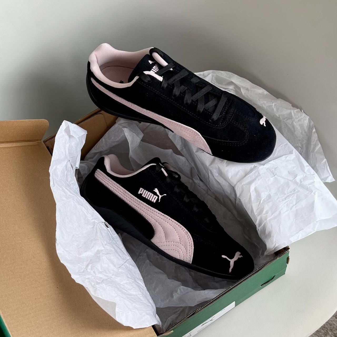 1560 - Giày Puma Speedcat OG ‘Black Pink’  - Đen Sọc Hồng - 398846 09 [CHÍNH HÃNG]