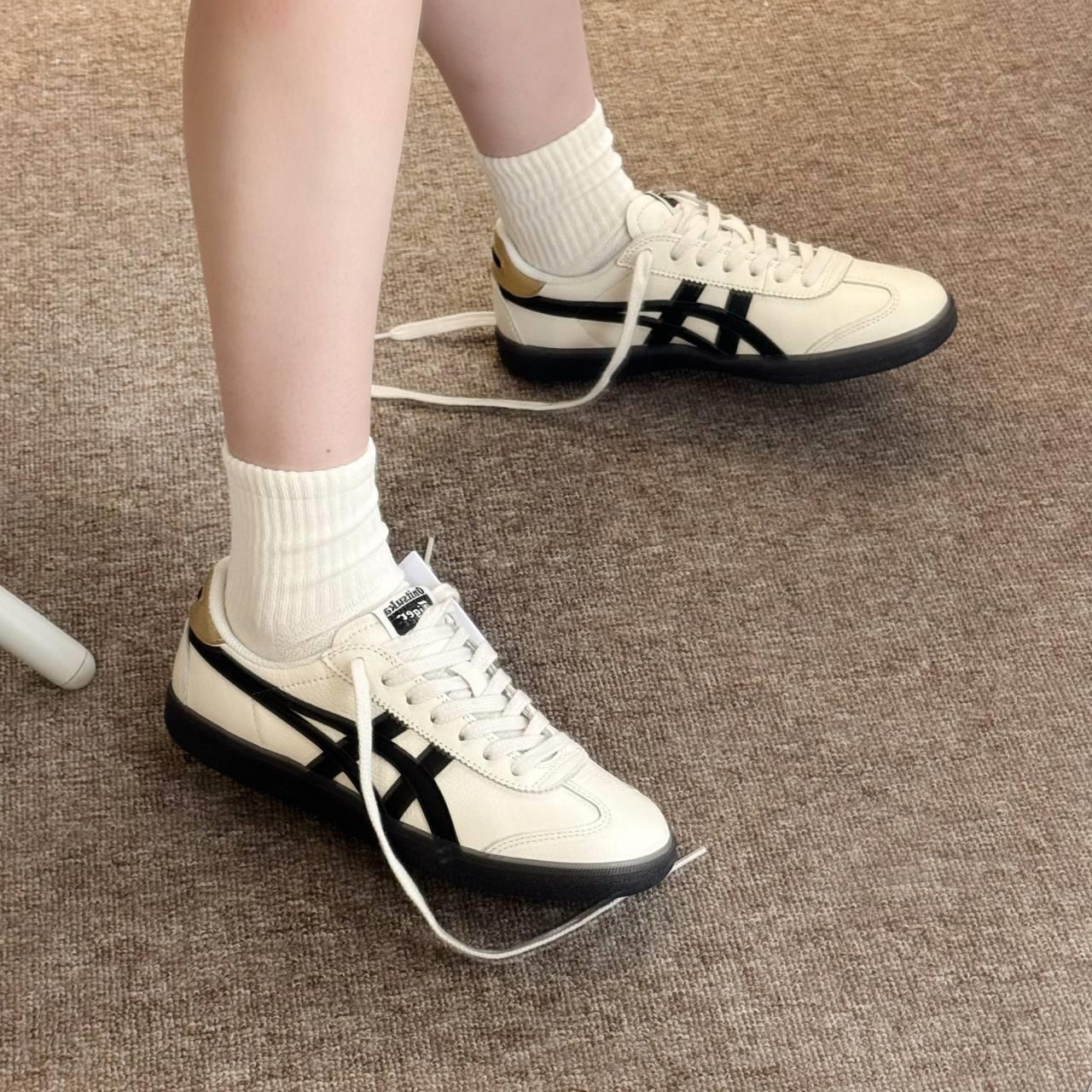 1380 - Giày Onitsuka Tiger Tokuten White Black Gold 1183B938-100 [HÀNG CHÍNH HÃNG]