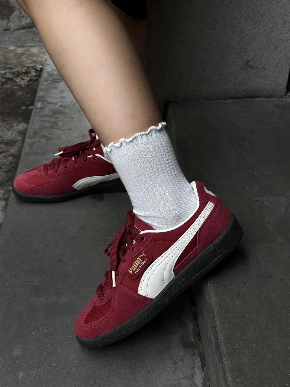 Giày PUMA Palermo OG 'Intense Red White' Đỏ Đô 383011 13 CHÍNH