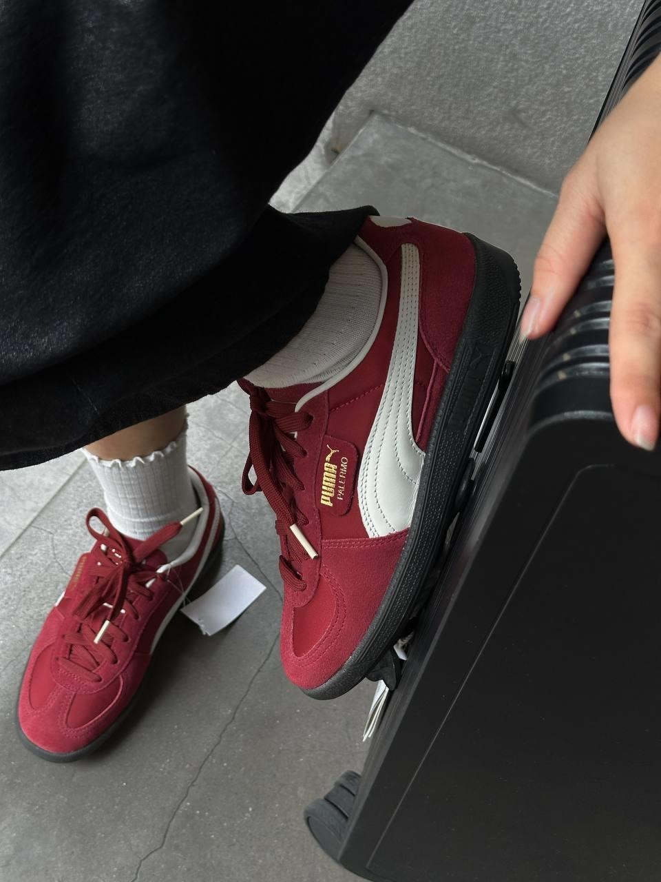 1561 - Giày PUMA Palermo OG ‘Intense Red White’ - Đỏ Đô - 383011 13 [CHÍNH HÃNG]
