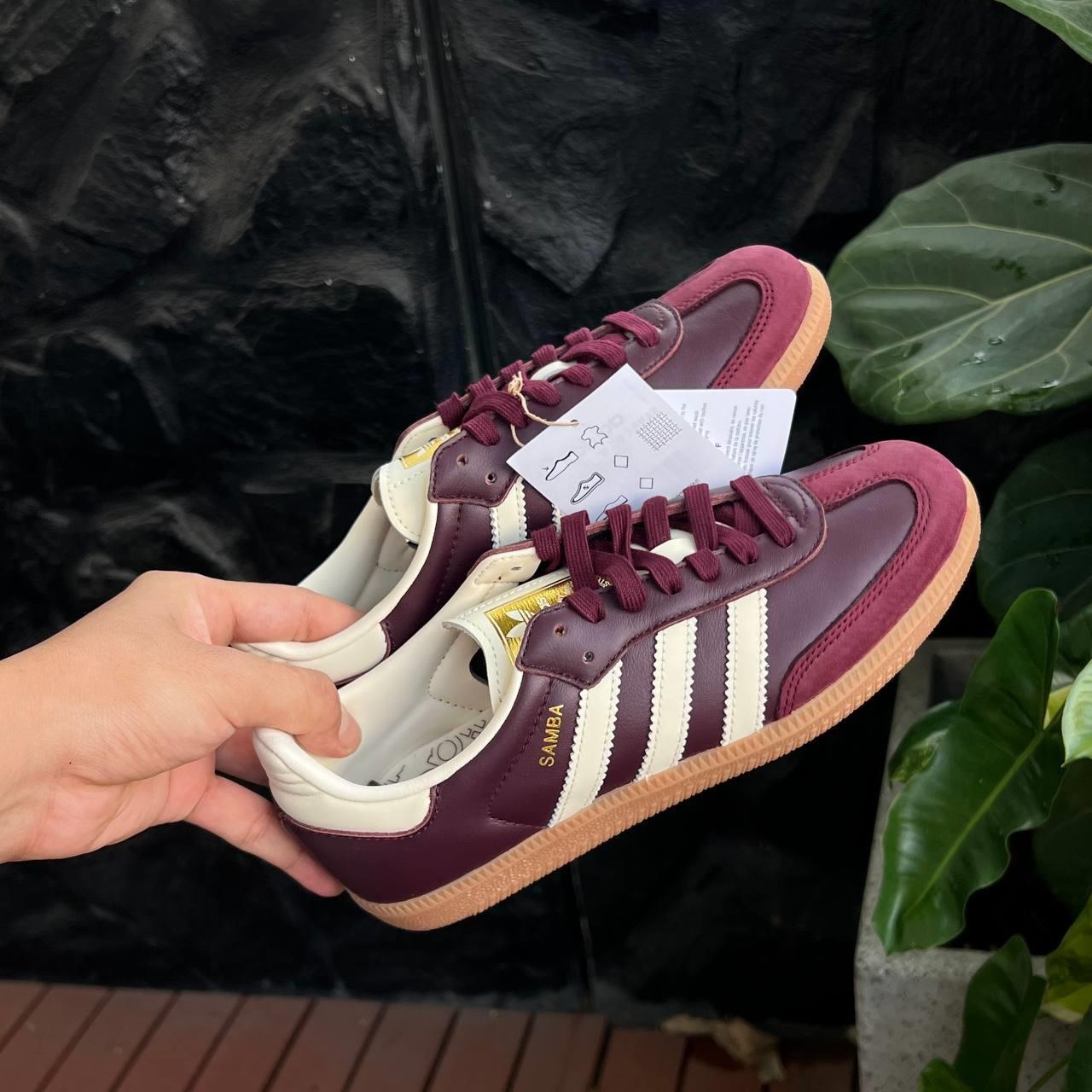 2242 - Giày Adidas Samba OG Maroon Gold Metallic ID0477 [HÀNG CHÍNH HÃNG]