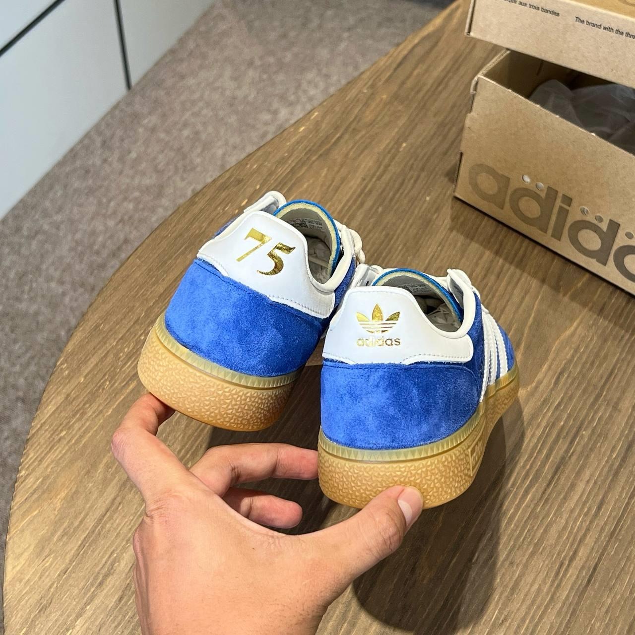 2609 - Giày Adidas Handball Spezial 'Collegiate Royal' JP5278 [HÀNG CHÍNH HÃNG]