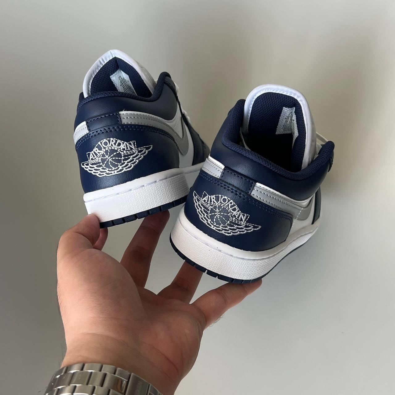 1749 - Giày Nike Air Jordan 1 Low Midnight Navy 553558-141 / 553560-141 [HÀNG CHÍNH HÃNG]