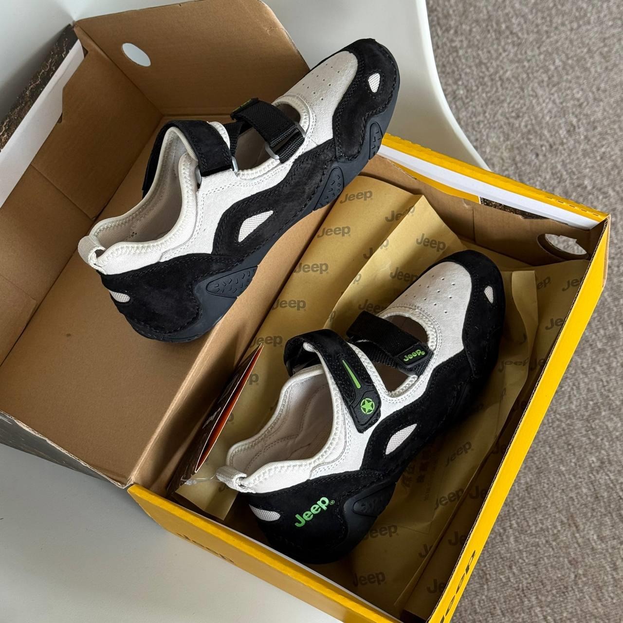 2100 - Giày Jeep Outdoor Shoes Women's Low Top Gray PX241WAS882 [HÀNG CHÍNH HÃNG]