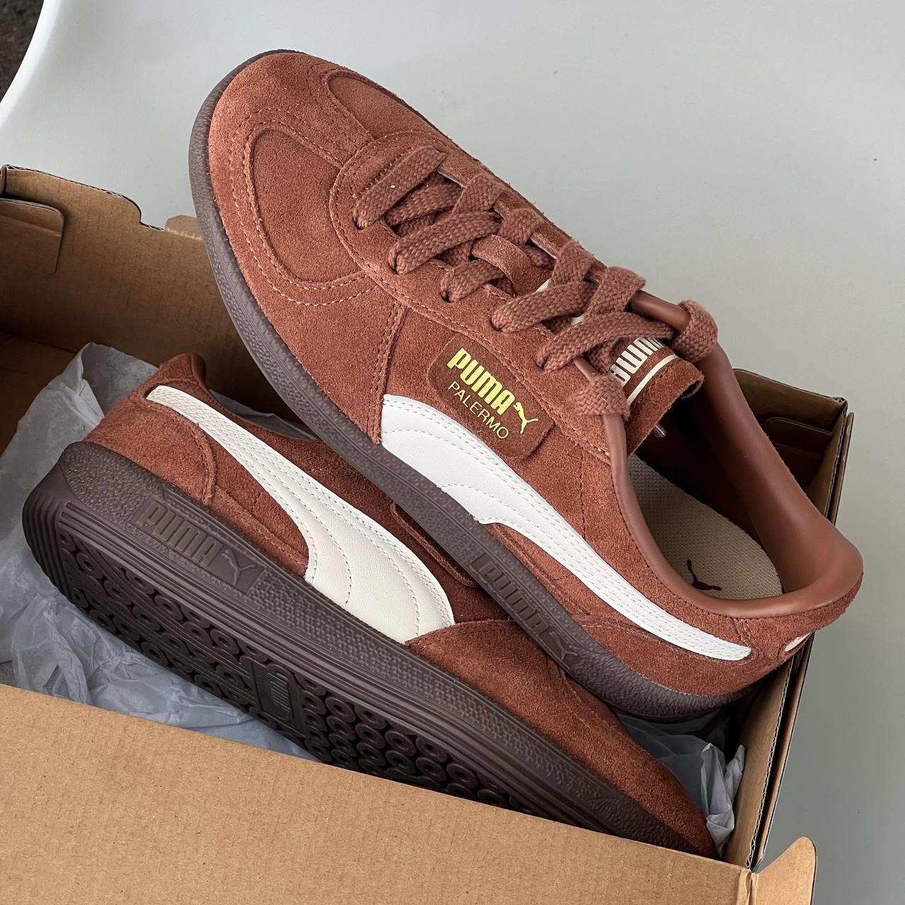 1559 - Giày PUMA Palermo OG Mocha - Nâu Brown - 396463 56 [CHÍNH HÃNG]