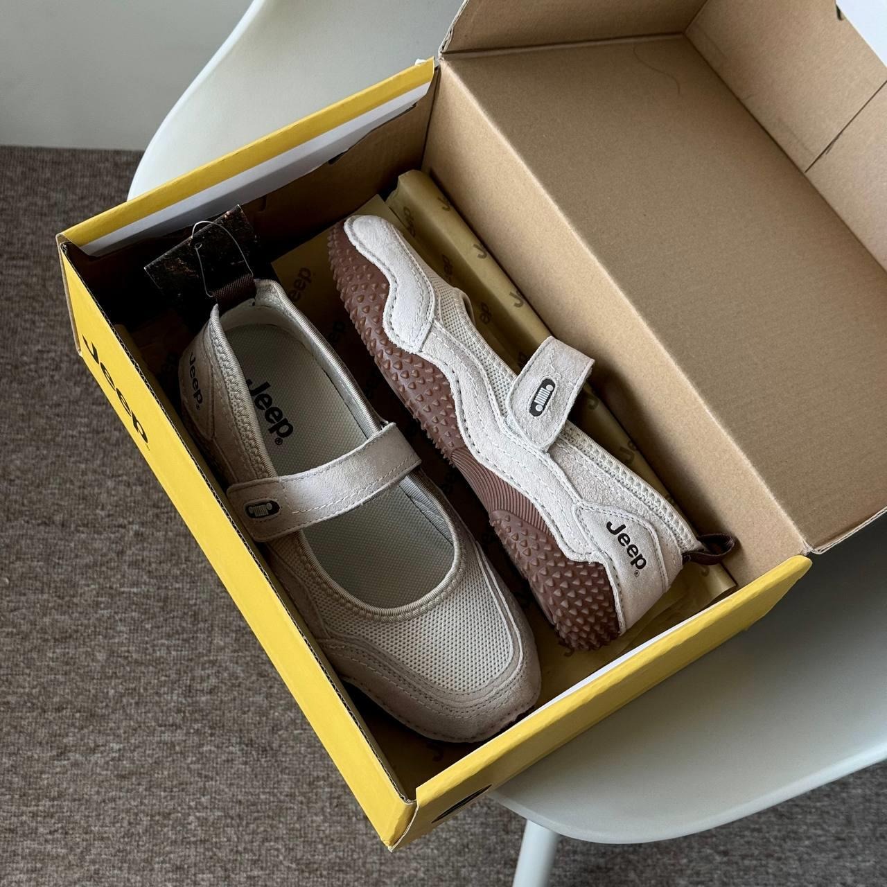 1994 - Giày Jeep The Spirit Mary Jane ''Grey Gum'' P651W13129 [HÀNG CHÍNH HÃNG]