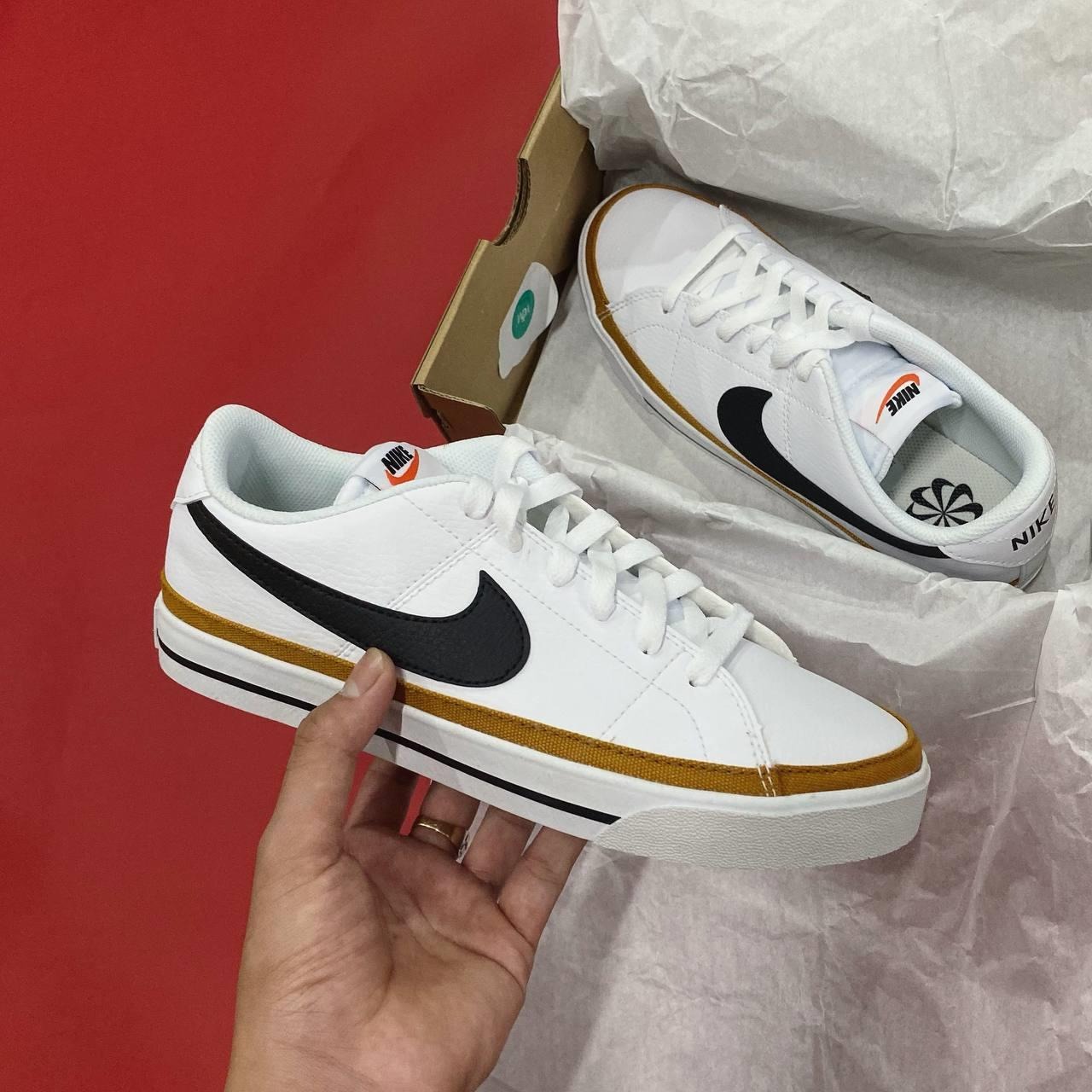 2191 - Giày Nike Court Legacy Next Nature White Desert Ochre DH3162-100 [HÀNG CHÍNH HÃNG]