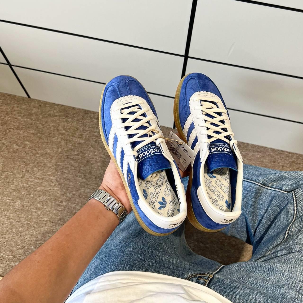 2609 - Giày Adidas Handball Spezial 'Collegiate Royal' JP5278 [HÀNG CHÍNH HÃNG]