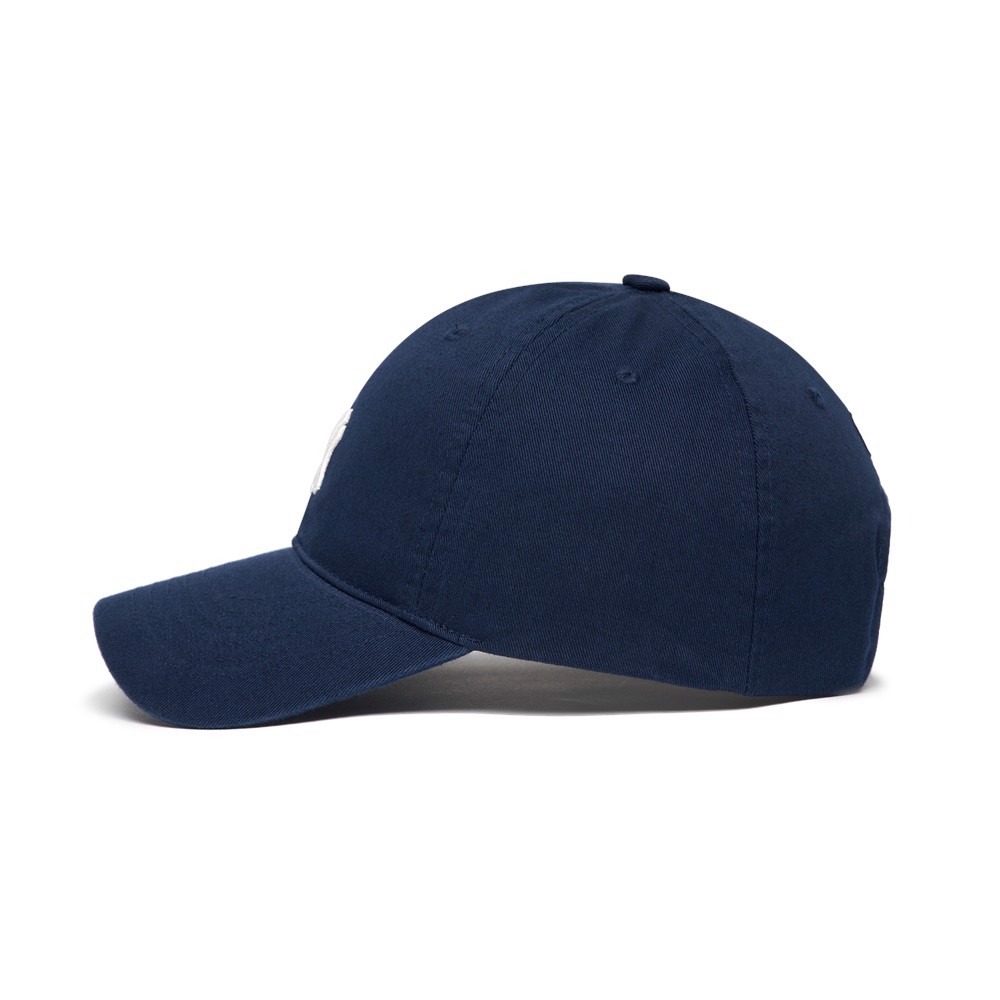 416 -  Nón MLB Unstructured Ball cap - Xanh Navy - Ny Trắng Nhỏ [HÀNG CHÍNH HÃNG]