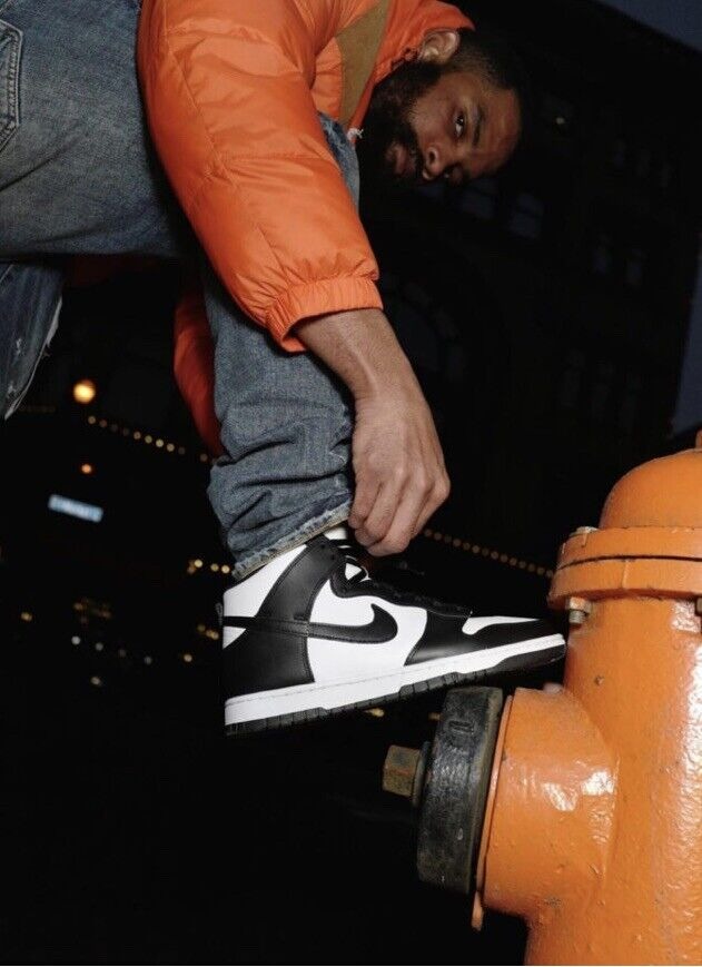 079 -  Giày Nike Dunk High "Panda" 2022 - Đen Trắng - Code DD1399-105 [HÀNG CHÍNH HÃNG]
