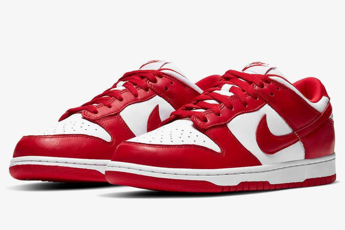 320 -  Giày Nike Dunk Low SP "White and University Red" - CU1727-100 [HÀNG CHÍNH HÃNG]