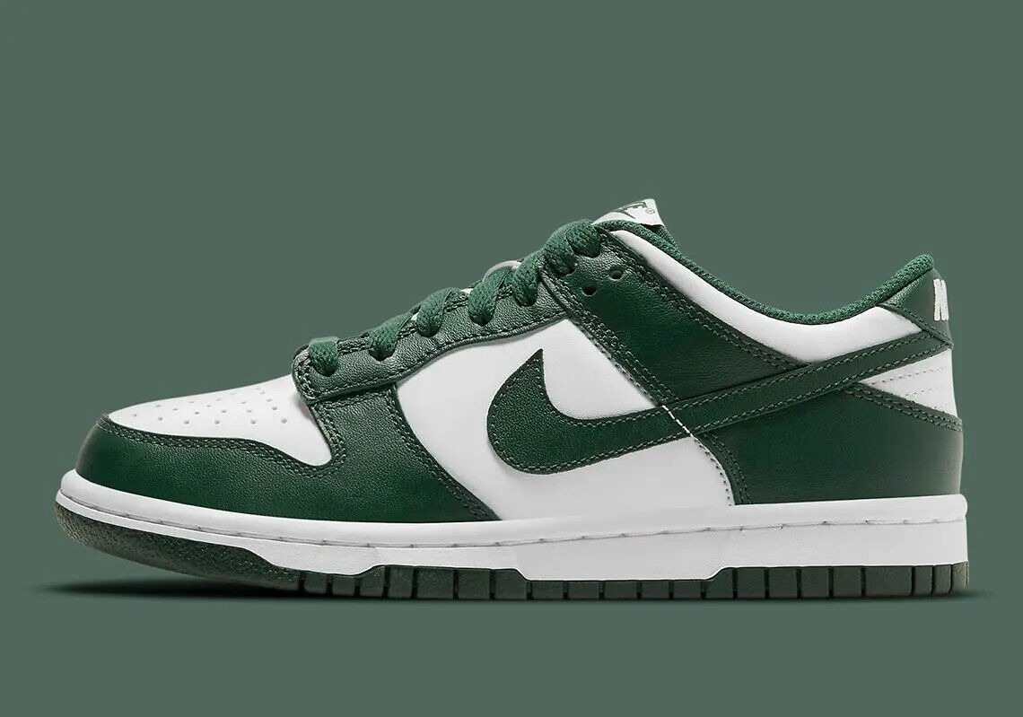 506 -  Giày Nike Dunk Low 'Michigan State' Satin Green - Code DX5931-100 / CW1590‑102 [HÀNG CHÍNH HÃNG]