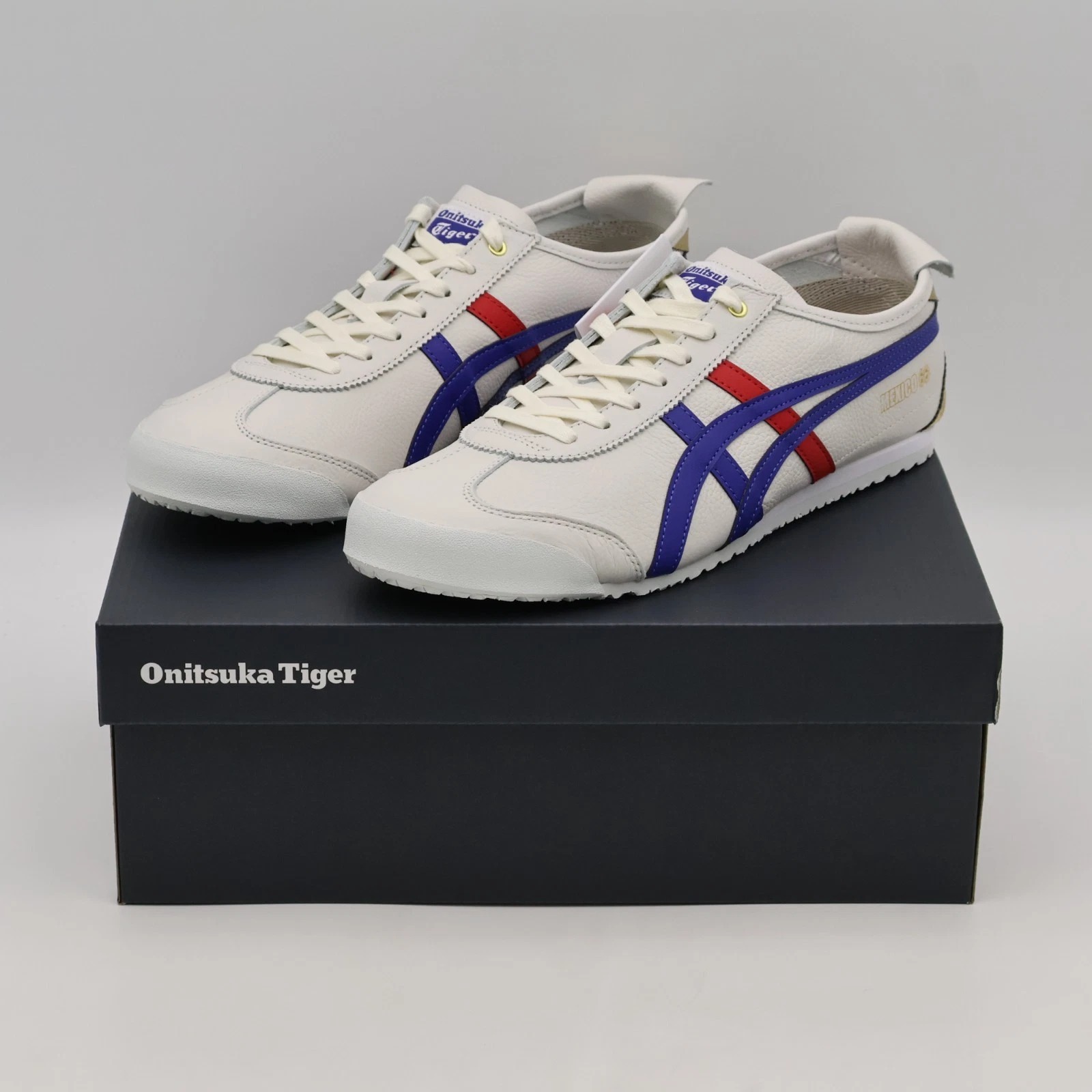 2586 - Giày Onitsuka Tiger Mexico 66 White Dark Blue Red 1183B511-100 [HÀNG CHÍNH HÃNG]
