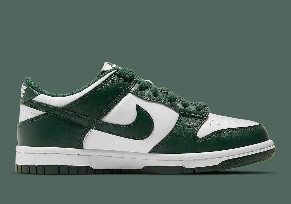 506 -  Giày Nike Dunk Low 'Michigan State' Satin Green - Code DX5931-100 / CW1590‑102 [HÀNG CHÍNH HÃNG]