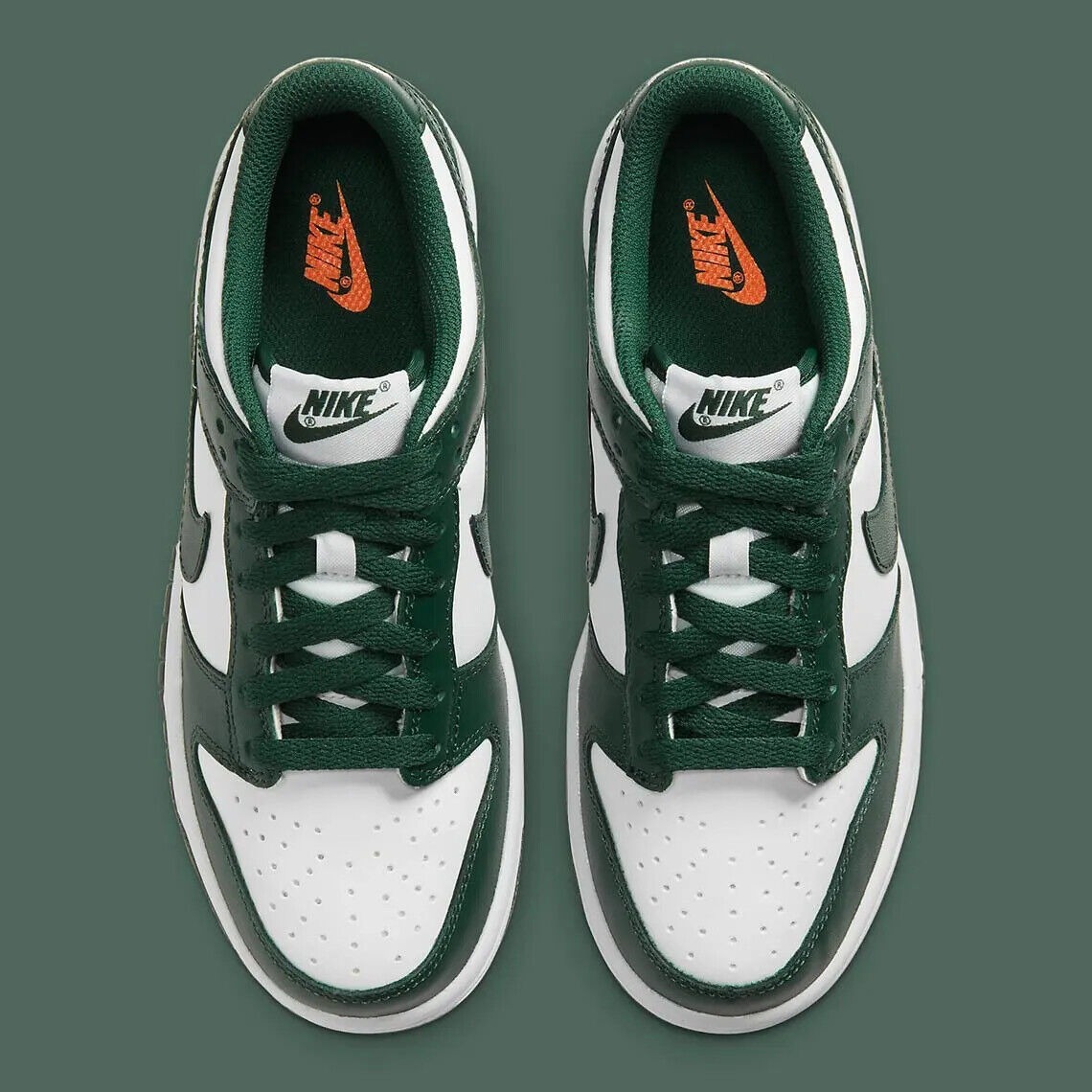 506 -  Giày Nike Dunk Low 'Michigan State' Satin Green - Code DX5931-100 / CW1590‑102 [HÀNG CHÍNH HÃNG]