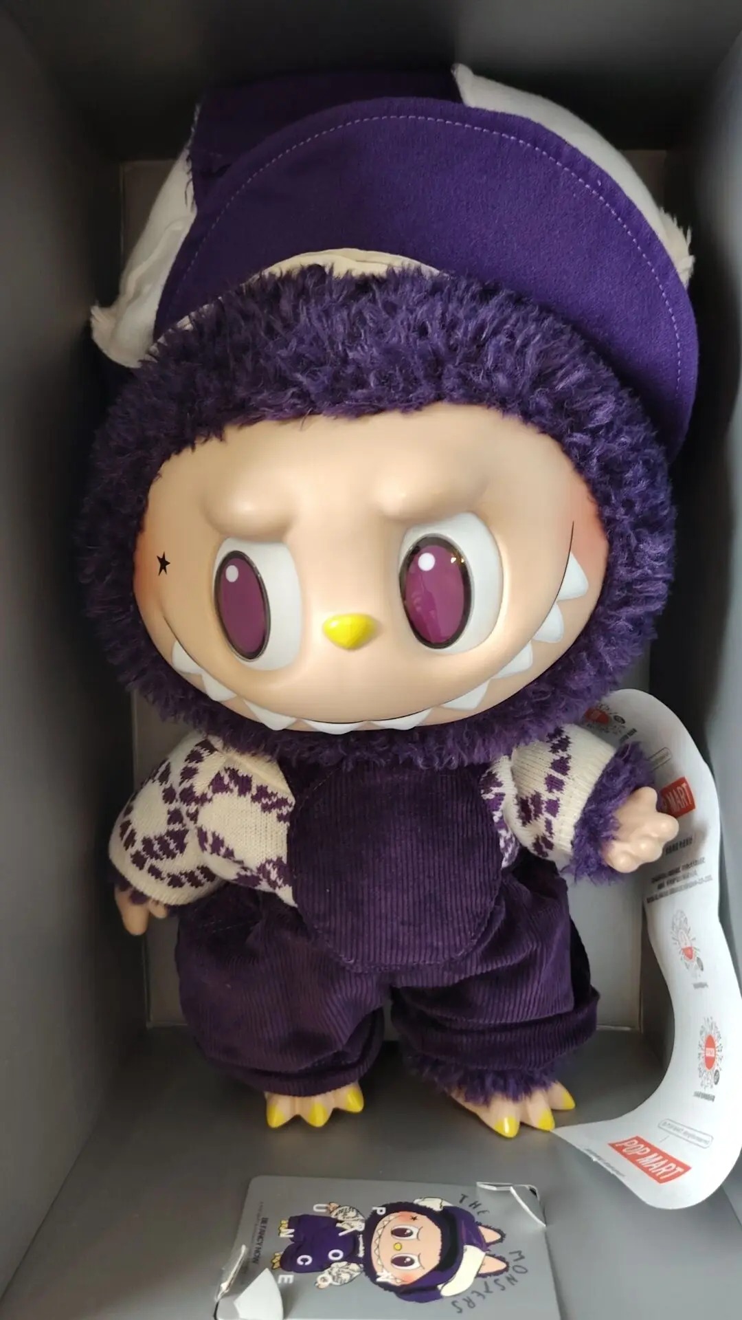 1165 - Labubu Be Fancy Now Gấu Bông Art Toy POPMART - The Monster Vinyl Plush Doll Labubu x Pronounce - Size 40cm Bự - Code 6941848280091 [HÀNG CHÍNH HÃNG]