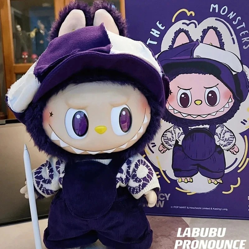 1165 - Labubu Be Fancy Now Gấu Bông Art Toy POPMART - The Monster Vinyl Plush Doll Labubu x Pronounce - Size 40cm Bự - Code 6941848280091 [HÀNG CHÍNH HÃNG]