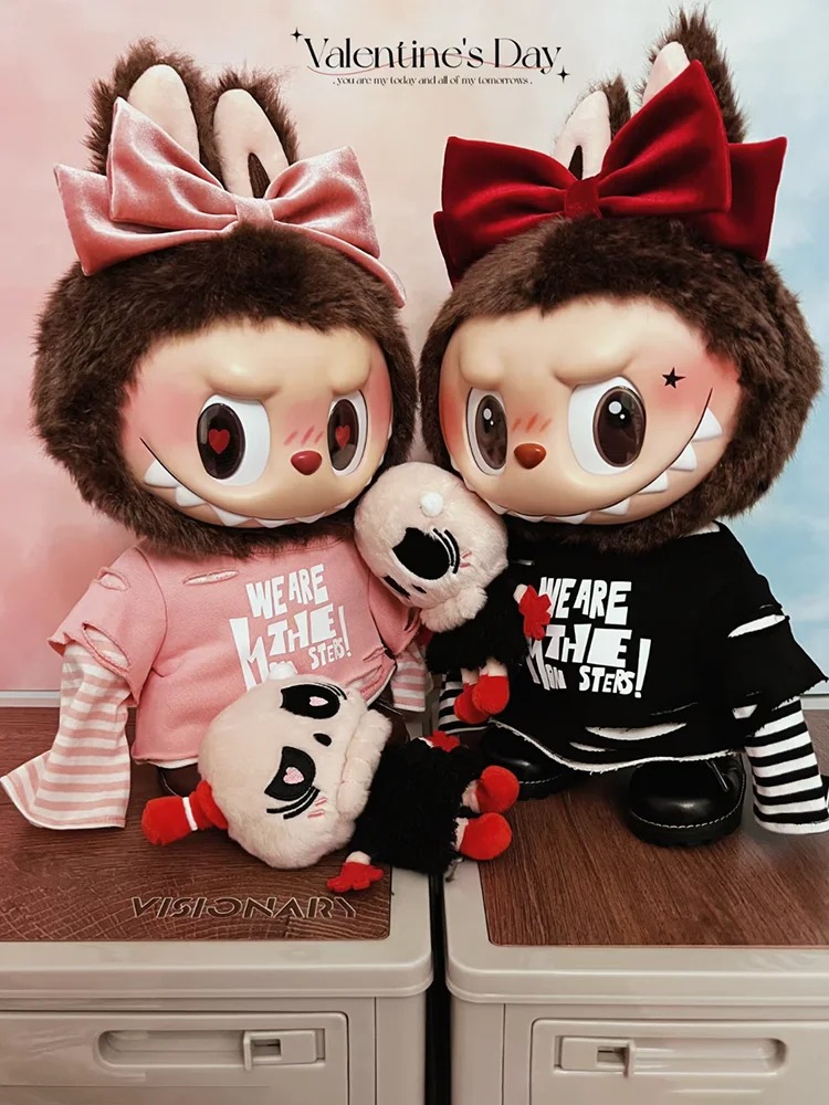 1159 - Labubu Catch Me If You Like Me Secret Màu Hồng Gấu Bông Art Toy  - POP MART The Monsters Series Vinyl Plush Pendant Doll - Size 38cm - Code 6941848280091 [HÀNG CHÍNH HÃNG]