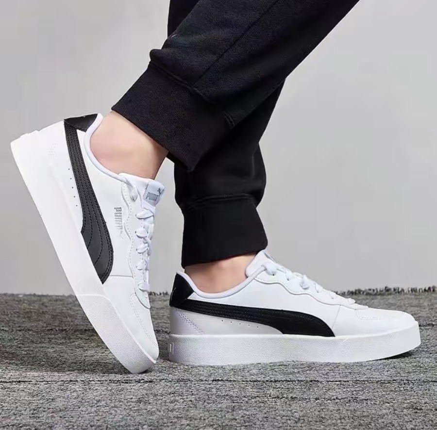 1556 - Giày Puma Skye Clean White Black - Trắng Sọc Đen 380147 04 [CHÍNH HÃNG]