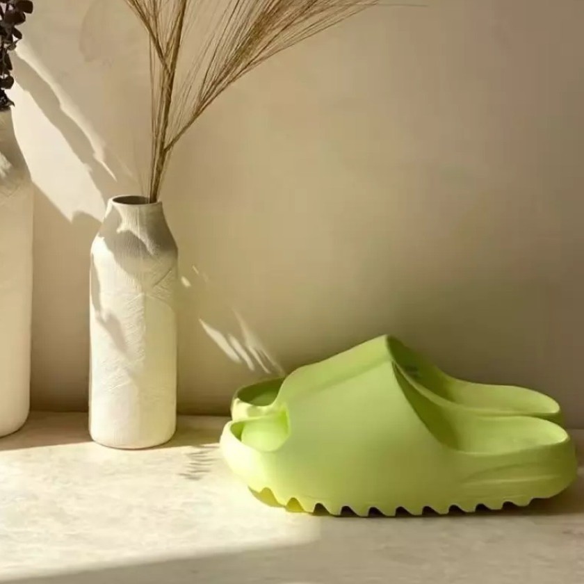 355- Dép Adidas Yeezy Slide "Glow Green" GX6138/HQ6447 [HÀNG CHÍNH HÃNG]