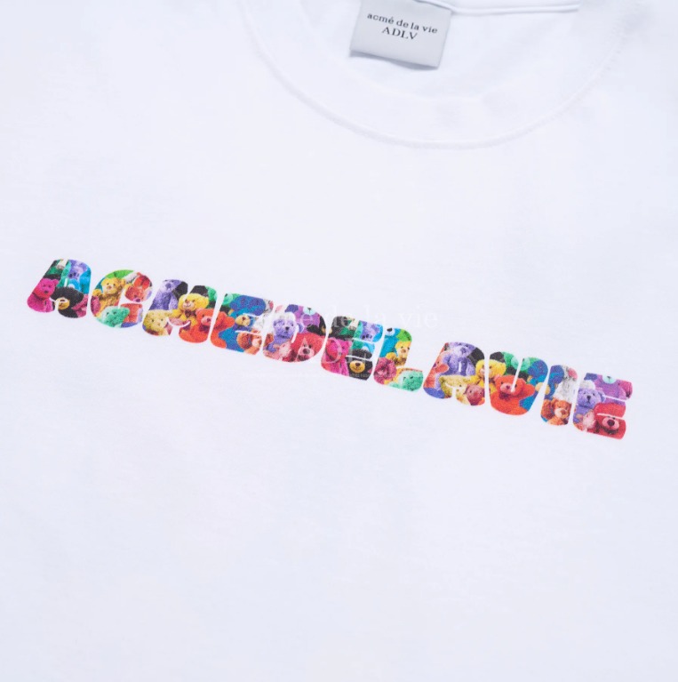 2200 - Áo ADLV Bear Doll Fuzzy Rabbit Trắng Acmé de la vie ADLV-24SS-SSABDF-WHT [HÀNG CHÍNH HÃNG]