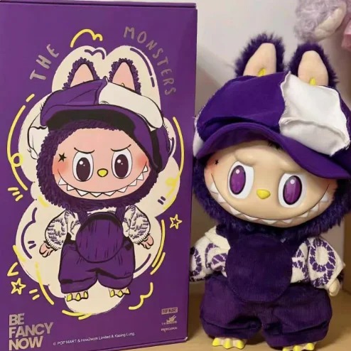 1165 - Labubu Be Fancy Now Gấu Bông Art Toy POPMART - The Monster Vinyl Plush Doll Labubu x Pronounce - Size 40cm Bự - Code 6941848280091 [HÀNG CHÍNH HÃNG]