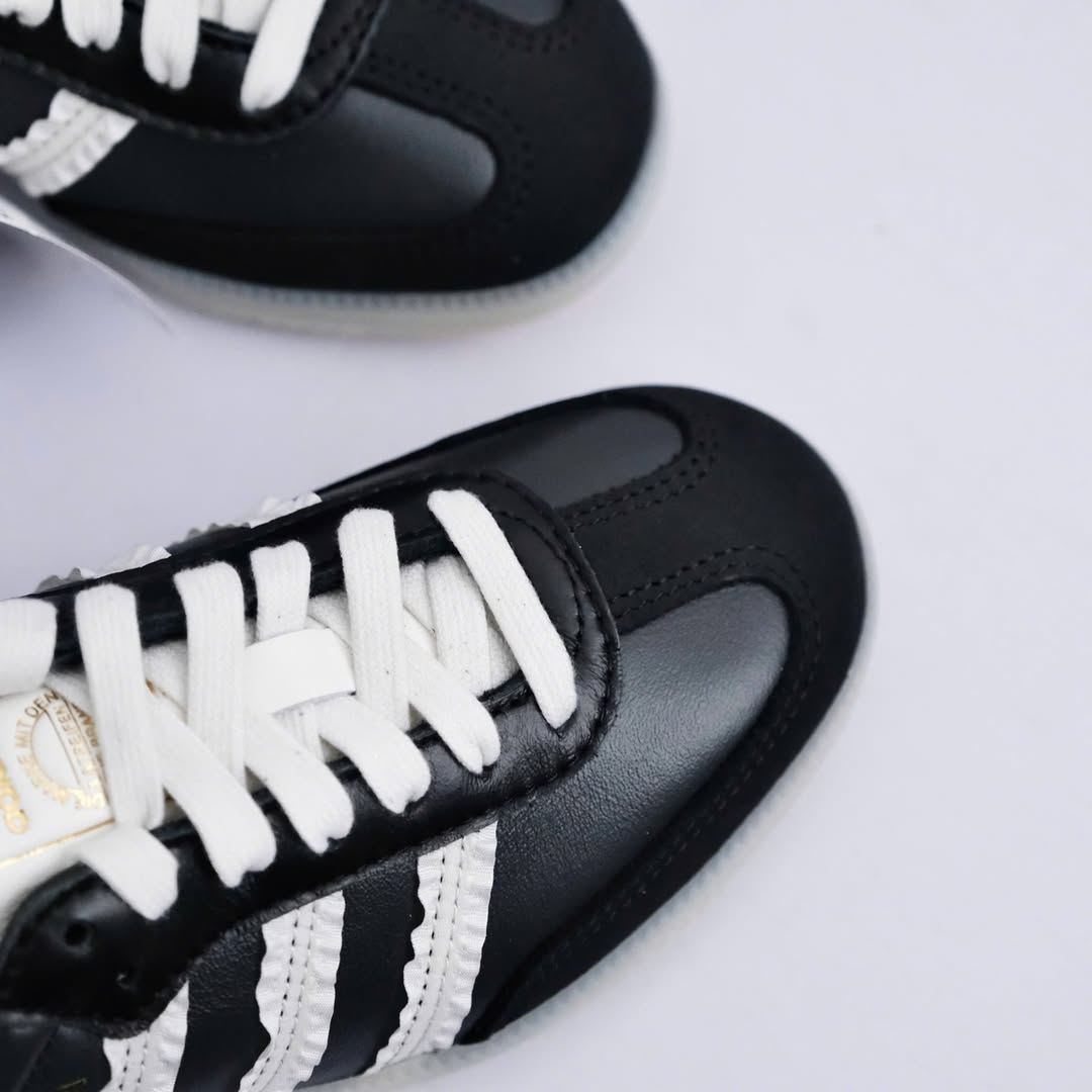 1758 - Giày Adidas Samba Ruffle Stripes Pack Black Off White JR8831 [HÀNG CHÍNH HÃNG]