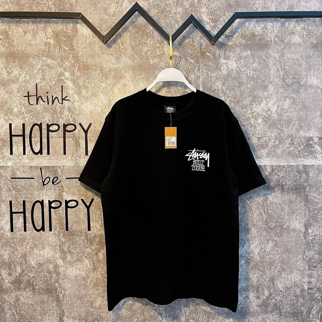 851 -  Áo Stussy Built Tough Bear - Black - Code 1904893 [HÀNG CHÍNH HÃNG]