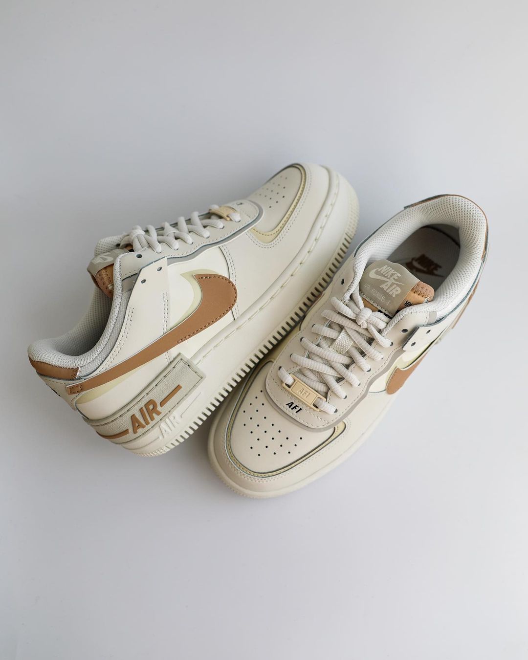 Giày Nike Air Force Low Shadow Sail Fossil Light Bone CI0919 116