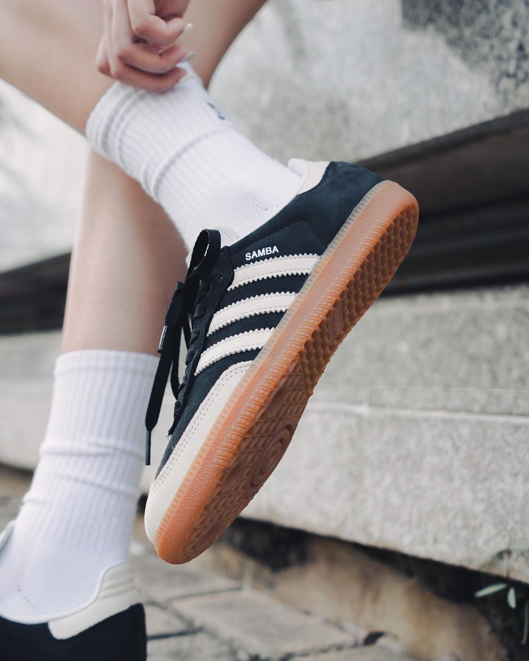 813 - Giày Adidas Samba OG Black Wonder White IE5836 [HÀNG CHÍNH HÃNG]