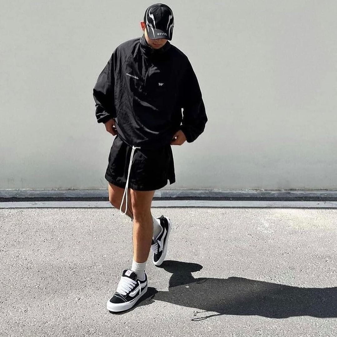 907-  Giày Vans Knu Skool Black White - Code VN0009QC6BT [HÀNG CHÍNH HÃNG]
