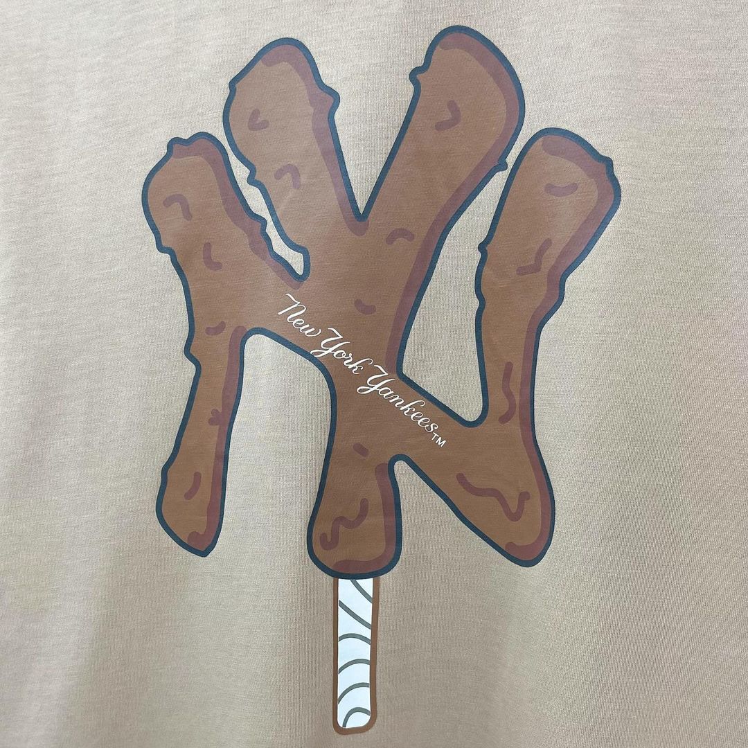 921 -  Áo New Era New York Ice-Cream NY - Nâu Nhạt - Code 14341297 [HÀNG CHÍNH HÃNG]