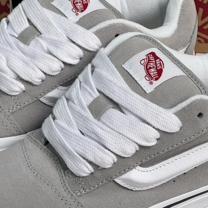 909 -  Giày Vans Knu Skool Grey - Code VN0009QCBGJ [HÀNG CHÍNH HÃNG]