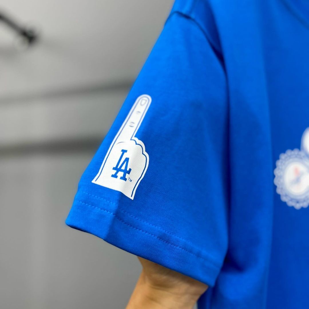968 -  Áo New Era LA Dodgers Signature Cheer Up Badge - Xanh Dương - Code 13559699 [HÀNG CHÍNH HÃNG]