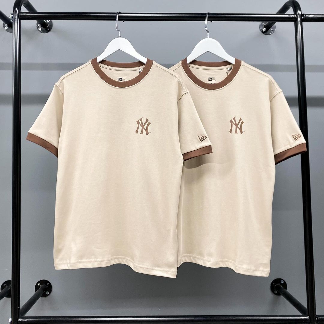 962 -  Áo New Era NY Beg - Nâu Be Pastel - Code 13579964 [HÀNG CHÍNH HÃNG]