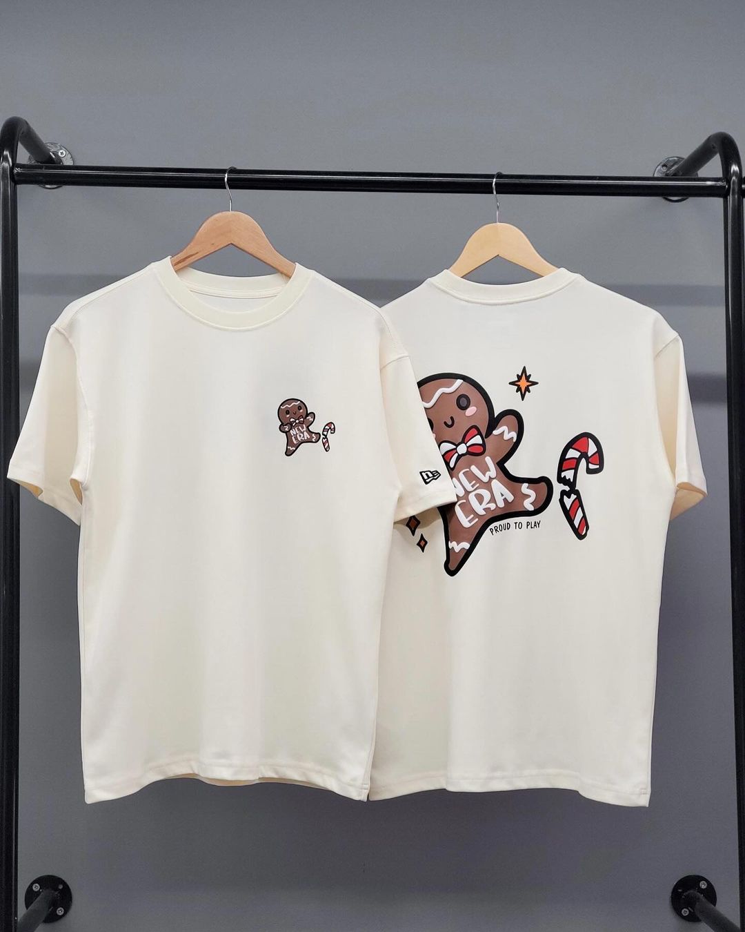 964 -  Áo New Era NY Gingerbread Man NE Cosy Christmas - Trắng Kem Ivory - Code 14112249 [HÀNG CHÍNH HÃNG]