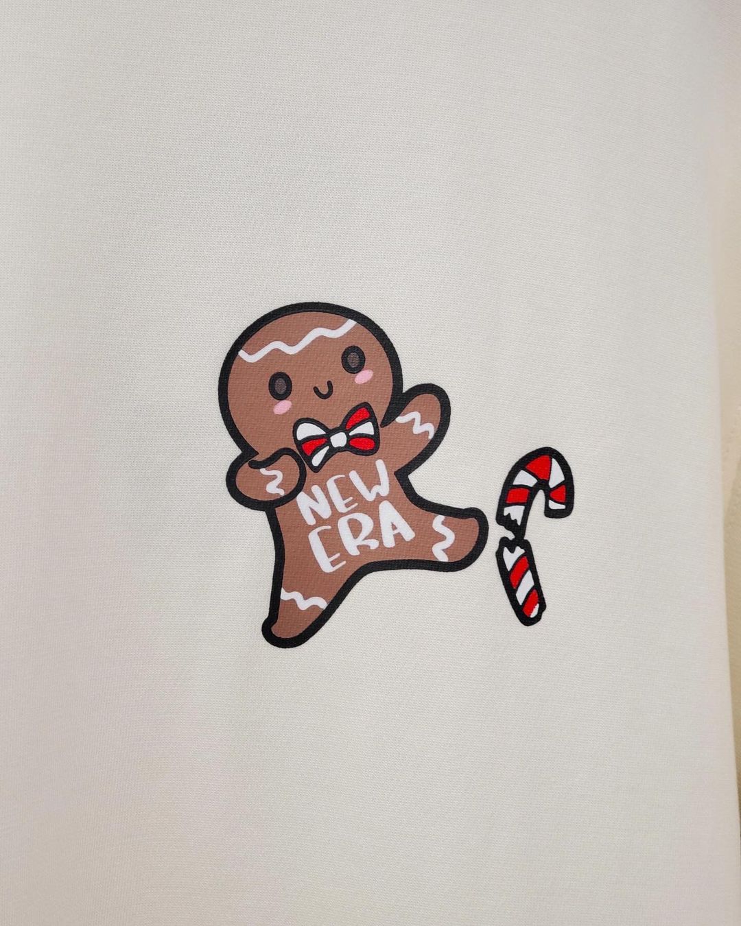 964 -  Áo New Era NY Gingerbread Man NE Cosy Christmas - Trắng Kem Ivory - Code 14112249 [HÀNG CHÍNH HÃNG]