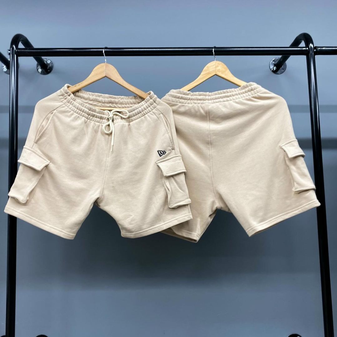 965 -  Quần New Era Cargo Pants Flag Logo - Hộp - Beige [HÀNG CHÍNH HÃNG]