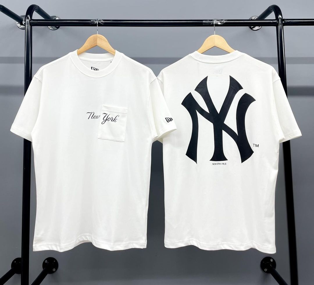 1209 - Áo New Era NY To New York Trắng [HÀNG CHÍNH HÃNG]