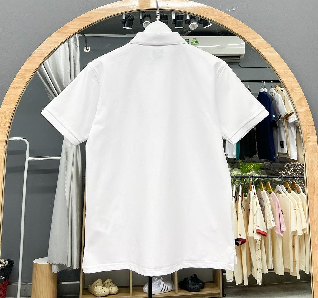 1199 - Áo Polo New Era NY Basic Trắng - NY Xám - Code 14341332 [HÀNG CHÍNH HÃNG]