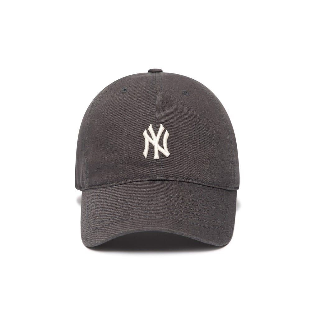 400 -  Nón MLB Unstructured Ball cap - Xám Bút Chì - Ny Trắng Nhỏ [HÀNG CHÍNH HÃNG]