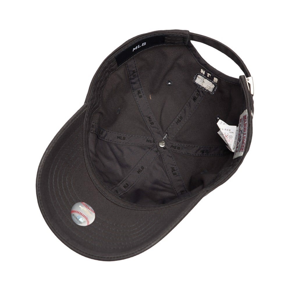 400 -  Nón MLB Unstructured Ball cap - Xám Bút Chì - Ny Trắng Nhỏ [HÀNG CHÍNH HÃNG]