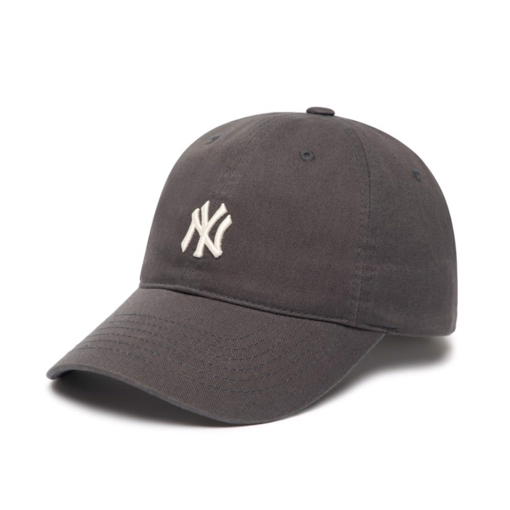 400 -  Nón MLB Unstructured Ball cap - Xám Bút Chì - Ny Trắng Nhỏ [HÀNG CHÍNH HÃNG]