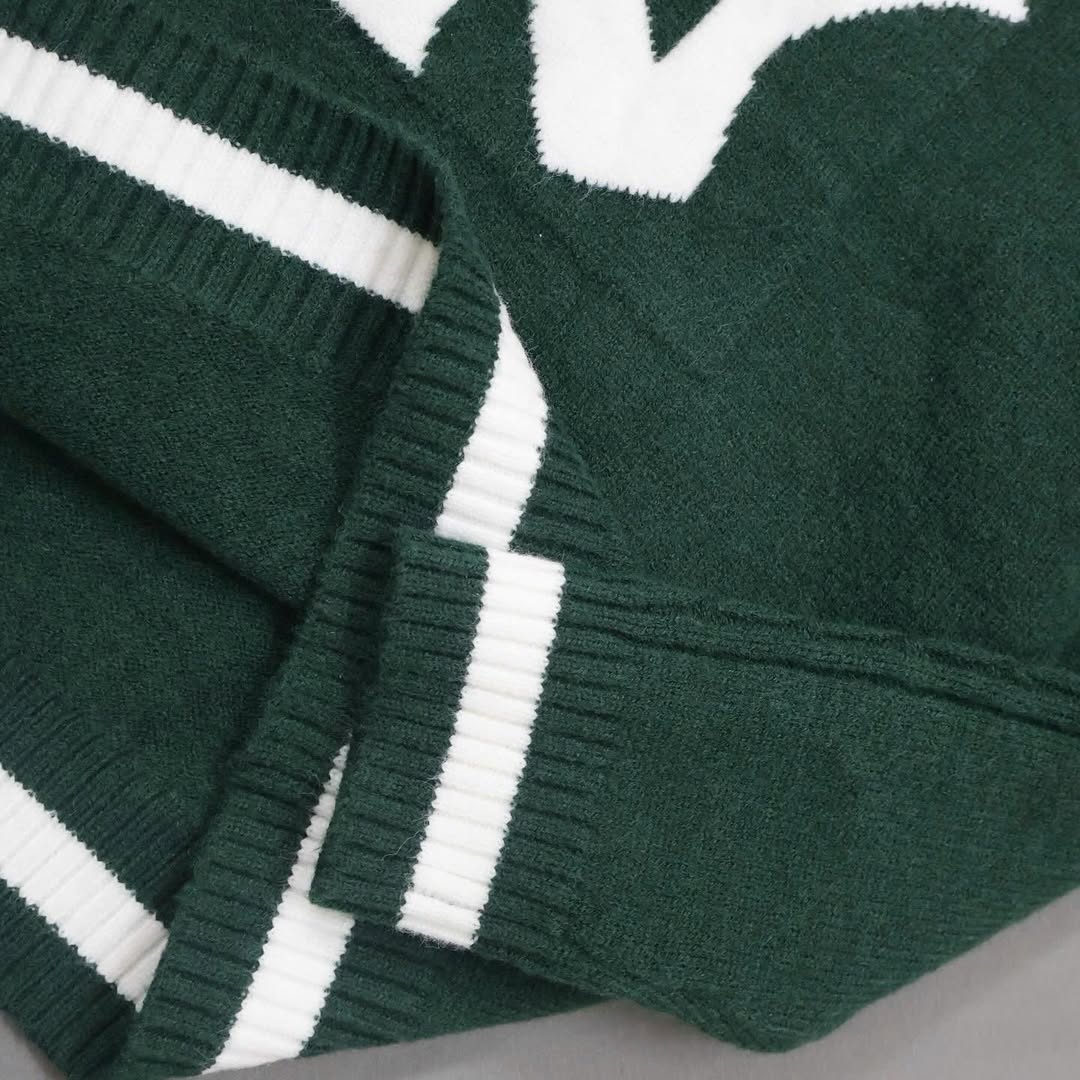 1983 - Áo Sweater New Era Knit NY Trắng Xanh Lá [HÀNG CHÍNH HÃNG]