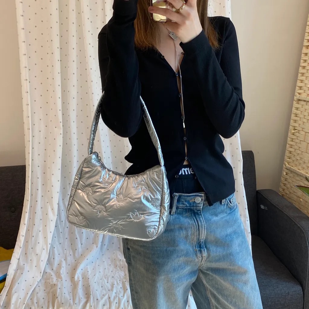 458 -  Túi Adidas Originals Puffy Satin Mini Shoulder Bag - Code II3393 [HÀNG CHÍNH HÃNG]